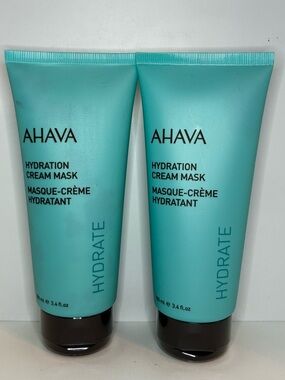 2x Ahava Hydration Cream Masks $84 MSRP New & Sealed
